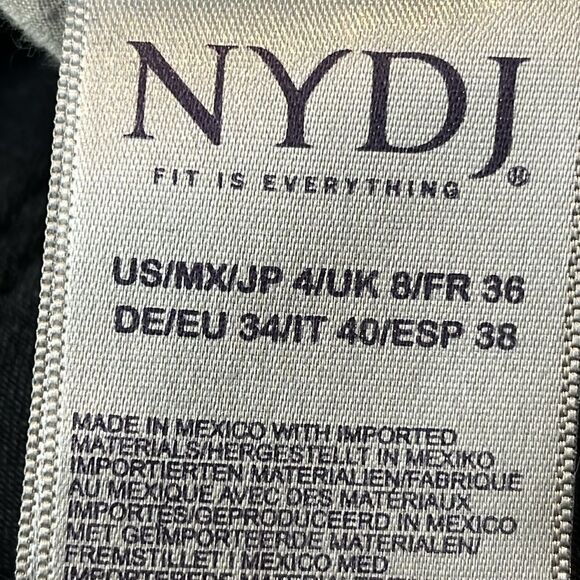 NYDJ AMI Skinny Ankle Lift x Tuck Jeans Size 4 - Picture 8 of 9